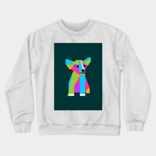 Puppy Green Bg Crewneck Sweatshirt